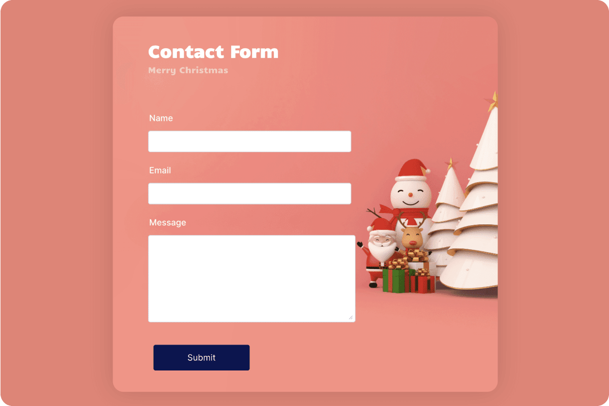 Santa Claus Contact Form