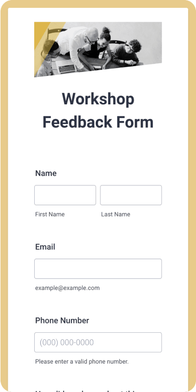 Workshop Feedback Form