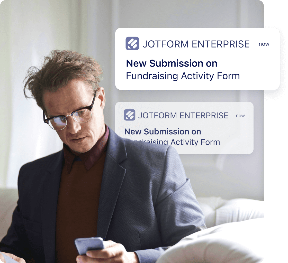 Receive push notifications