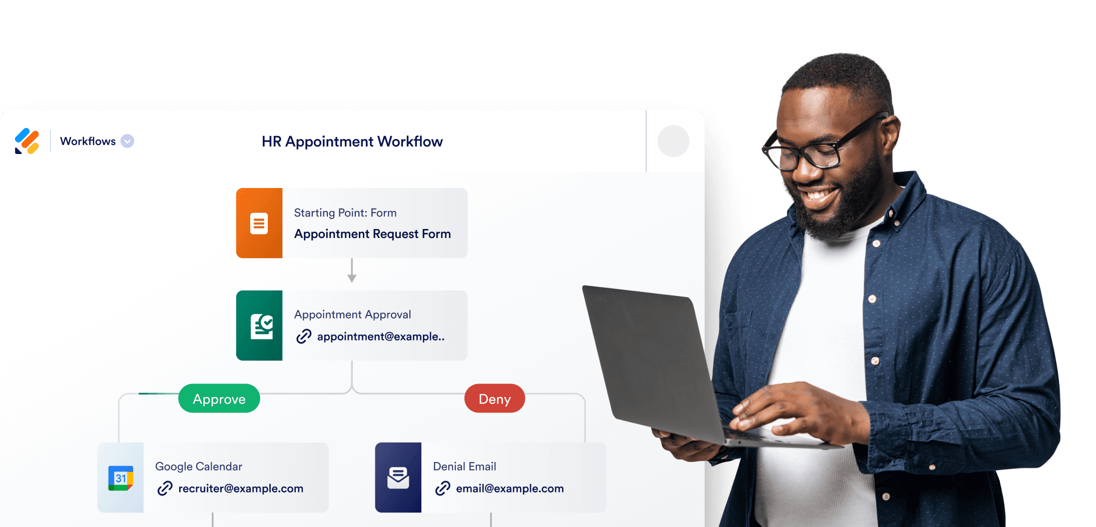 Add approvals to your appointment form