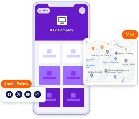 Drag and drop forms and features to your app.